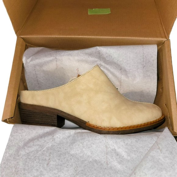 American Rag Slide Segovia Milk Mottled Tan Heeled Woman's Size 11 JJ3344 - Picture 2 of 11